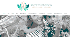 Desktop Screenshot of peacefilledmama.com